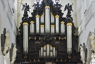 Pipe organ in the Church of St. Paul in Antwerp