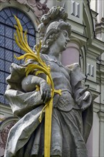 Statue of St. Alexander with sword