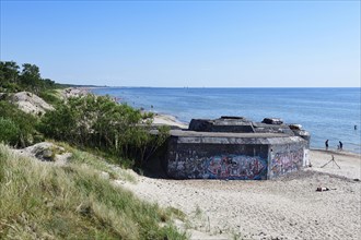 Battery Memel-Nord-Bunker from the Second World War