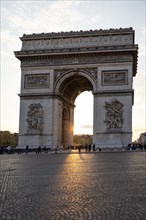 Arc de Triomphe in the evening light