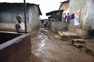Girl living in Bomeh Village at KissyRoad dumpsite