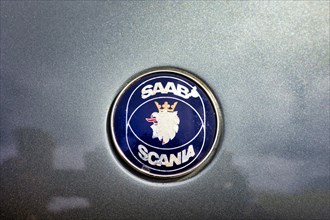 Logo of the Swedish car manufacturer Saab Scania