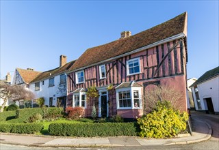 Historic attractive buildings in Lavenham