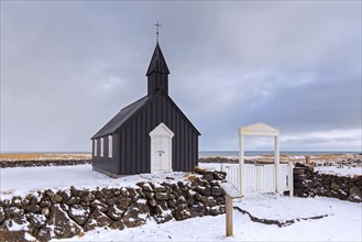 The old wooden parish church Buoakirkja