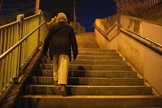 Subject: Older people out and about at night