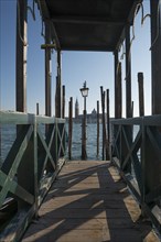 Pier and Island San Giorgio Maggiore in Venice
