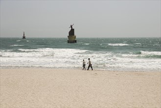 Statue in Haeundae Bay Beach