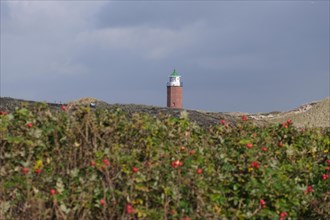 Red Cliff Cross lighthouse Lighthouse in Kampen on the island of Sylt