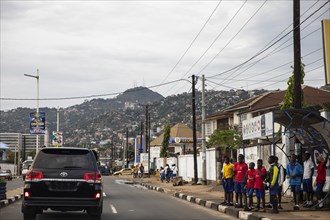 Street scene in Freetown