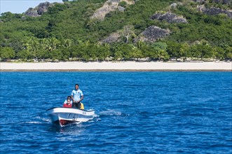 Little boat in the Yasawas