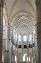 Vezelay labelled les Plus Beaux Villages de France. The nave