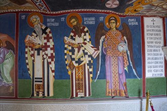 Historical frescoes from the 17th century