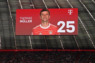 Scoreboard Thomas Mueller FC Bayern Muenchen FCB