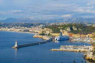 Panoramic View Over Nice and Coastline
