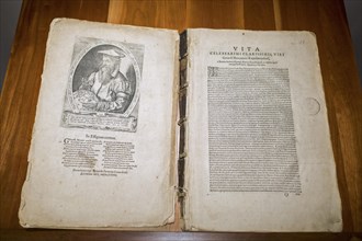 1595. Atlas sive cosmographicae meditationes de fabrica mundi et farbricati figura by 16th-century geographer Gerardus Mercator