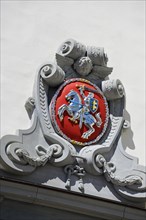 Gedeminas coat of arms on the Old Town Cathedral