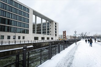 Federal Foreign Office in winter. Berlin