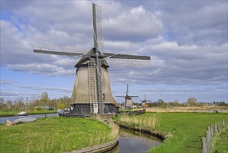 Ground-sailer windmill to drain the polder near Alkmaar