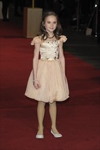 Actress Isabelle Allen attends the World Premiere of Les Miserables on 05.12.2012 at Leicester Square