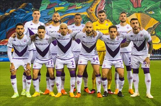 The ACF Fiorentina team: Back from left to right: Nikola MILENKOVIC