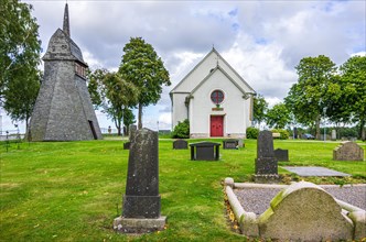 13th century church and cemetery of Gunnarsnaes in Dals Rostock near Mellerud