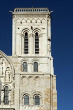 Vezelay labelled les Plus Beaux Villages de France. Basilica St Mary Magdalene.Unesco World heritage. Morvan regional natural park. Via Lemovicensis way to Santiago de Compostela. Yonne department. Bo...