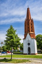 Tower of the former village church of Letschin