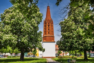 Tower of the former village church of Letschin