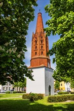 Tower of the former village church of Letschin