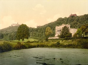 The Reuter Villa and Wartburg Castle near Eisenach