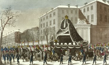 Transfer of the bodies of Louis XVI and Marie-Antoinette to Saint-Denis