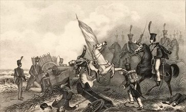 Killing of General Van Merlen on 16 June 1815 at Waterloo