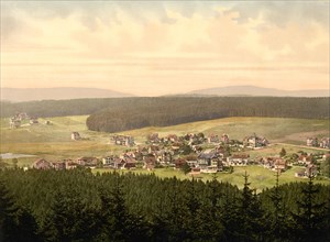 The village of Hahnenklee in the Harz Mountains
