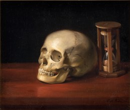 Skull and hourglass