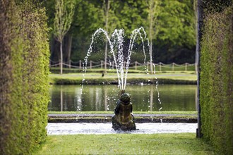 Water feature in the Annevoie Castle Garden