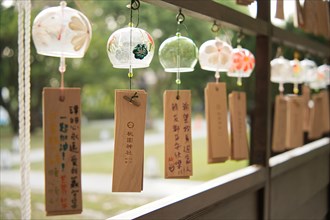 Japanese wind chimes for praying good fortune