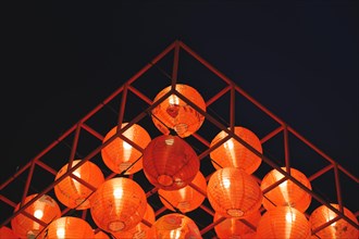 Red lantern decoration during Chinese lantern festival
