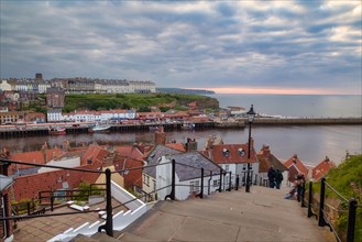 The 199 Steps of Whitby at Sunset