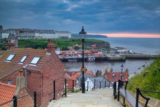 The 199 Steps of Whitby at Sunset