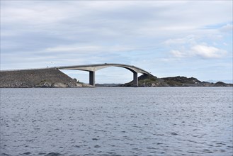 The Storseisund Bridge of the Atlantic Road in Norway