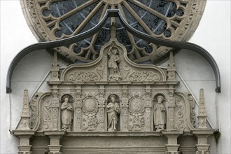 Relief above the west portal of the Jesuit Church