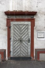Historic door from 1681 of the Old Castle