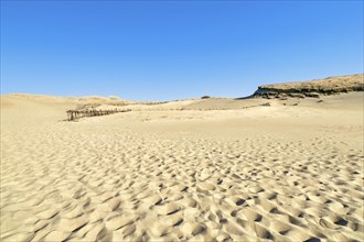 Beautiful view of nordic sand dunes at Curonian spit
