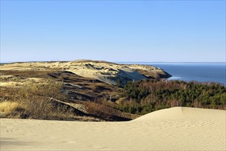 View of nordic dunes