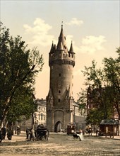 The Eschenheimer Gate and Tower in Frankfurt am Main