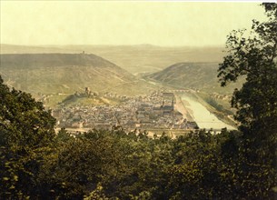 Bingen and the Rhine seen from the Niederwald