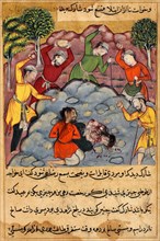 The Raja's daughter and her lover are stoned to death for adultery