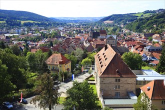 View of the town from Veste Rosenberg