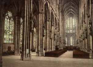 The interior of Cologne Cathedral