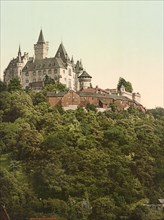 Wernigerode Castle in the Harz Mountains